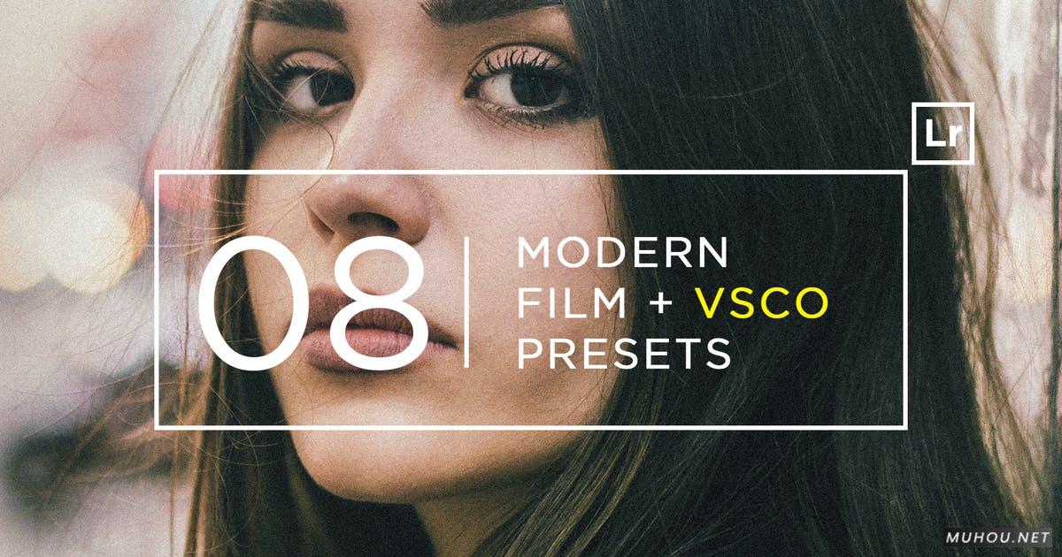 LR预设-8套VSCO电影质感胶片模拟调色预设下载 8 Modern Film VSCO Lightroom Presets插图