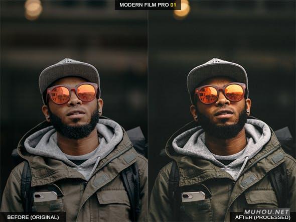 LR预设-8套VSCO电影质感胶片模拟调色预设下载 8 Modern Film VSCO Lightroom Presets插图2