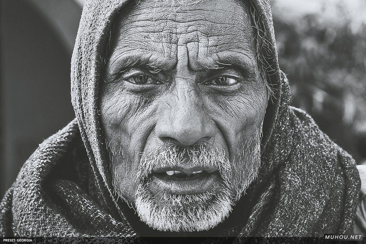 LR预设-专业黑白单色效果调色预设20套（哑光黑白，高对比度黑白等） Monochromatic Vol. 1 - 20 Lightroom Presets插图5