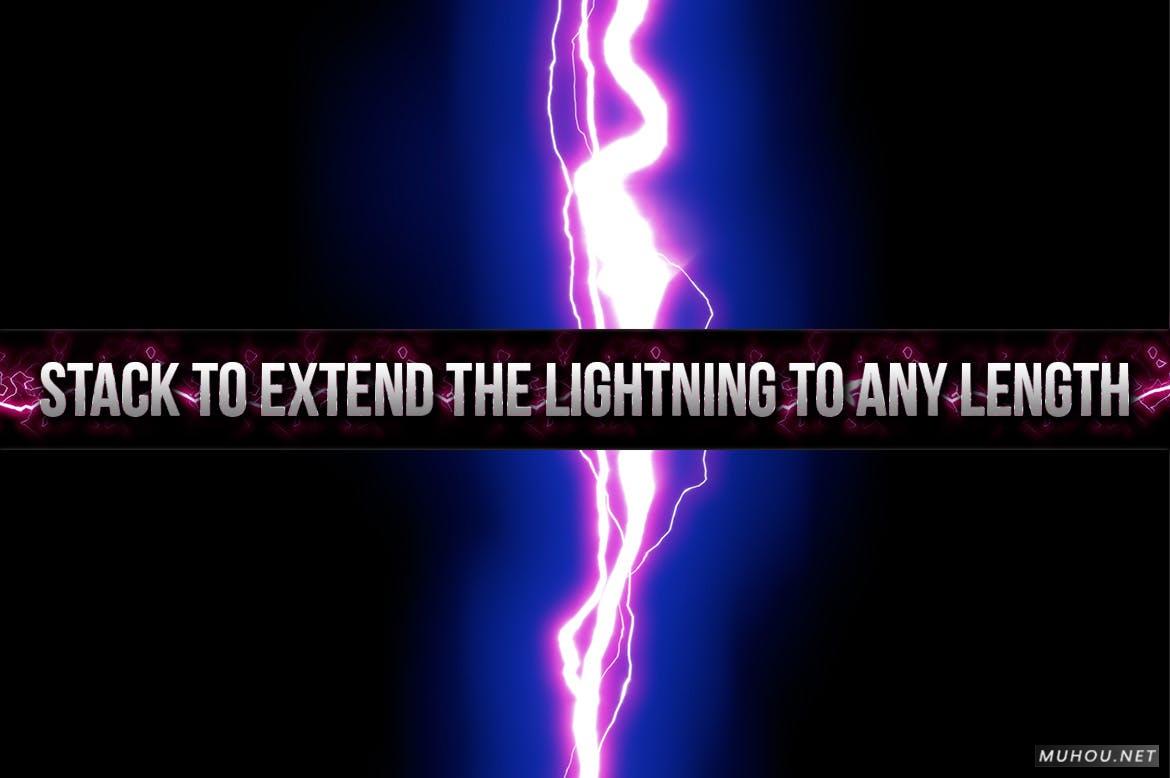 PS笔刷-180套闪电雷击雷电艺术大合集笔刷+动作 180 Electrifying Lightning Strikes插图4