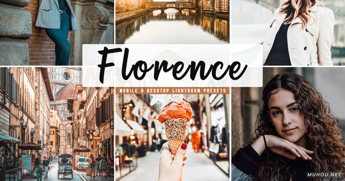 LR/PS预设-11组佛罗伦萨旅行照片艺术色调预设下载 Florence Mobile & Desktop Lightroom Presets插图