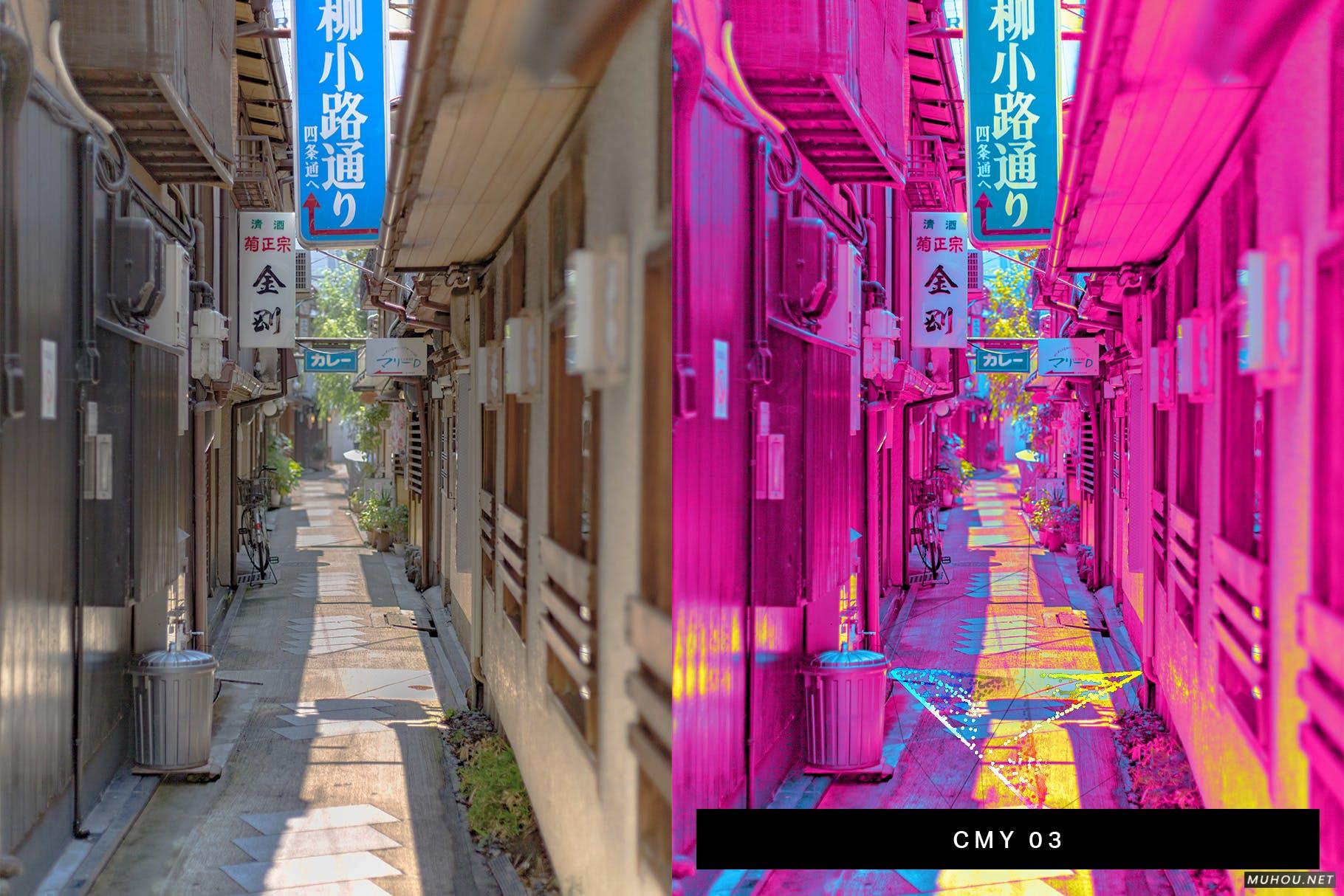 Luts调色预设-36组复古像素赛博朋克抽象艺术色调滤镜 36 Retro Pixel Lightroom Presets and LUTs插图8