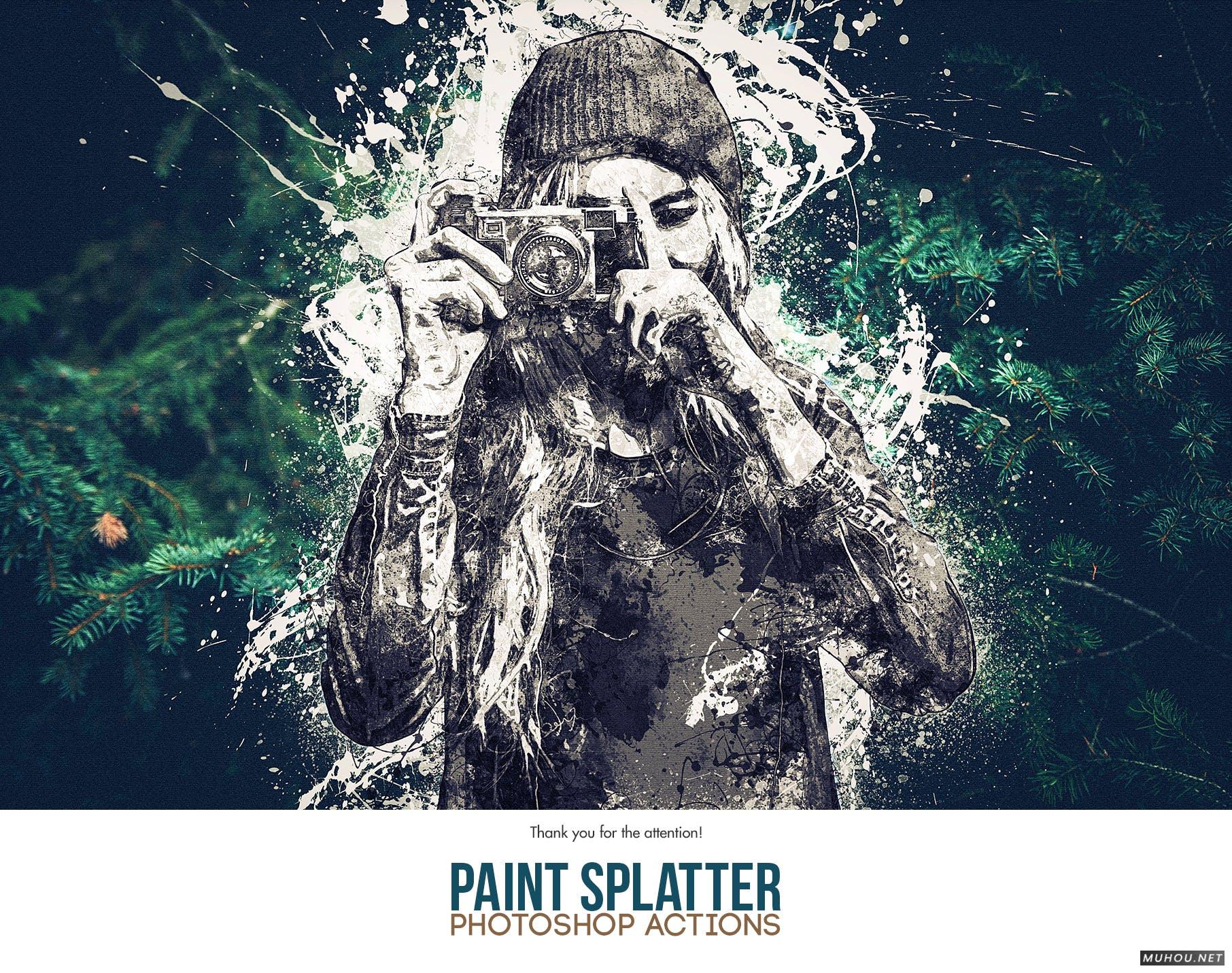 Paint Splatter - Photoshop Actions