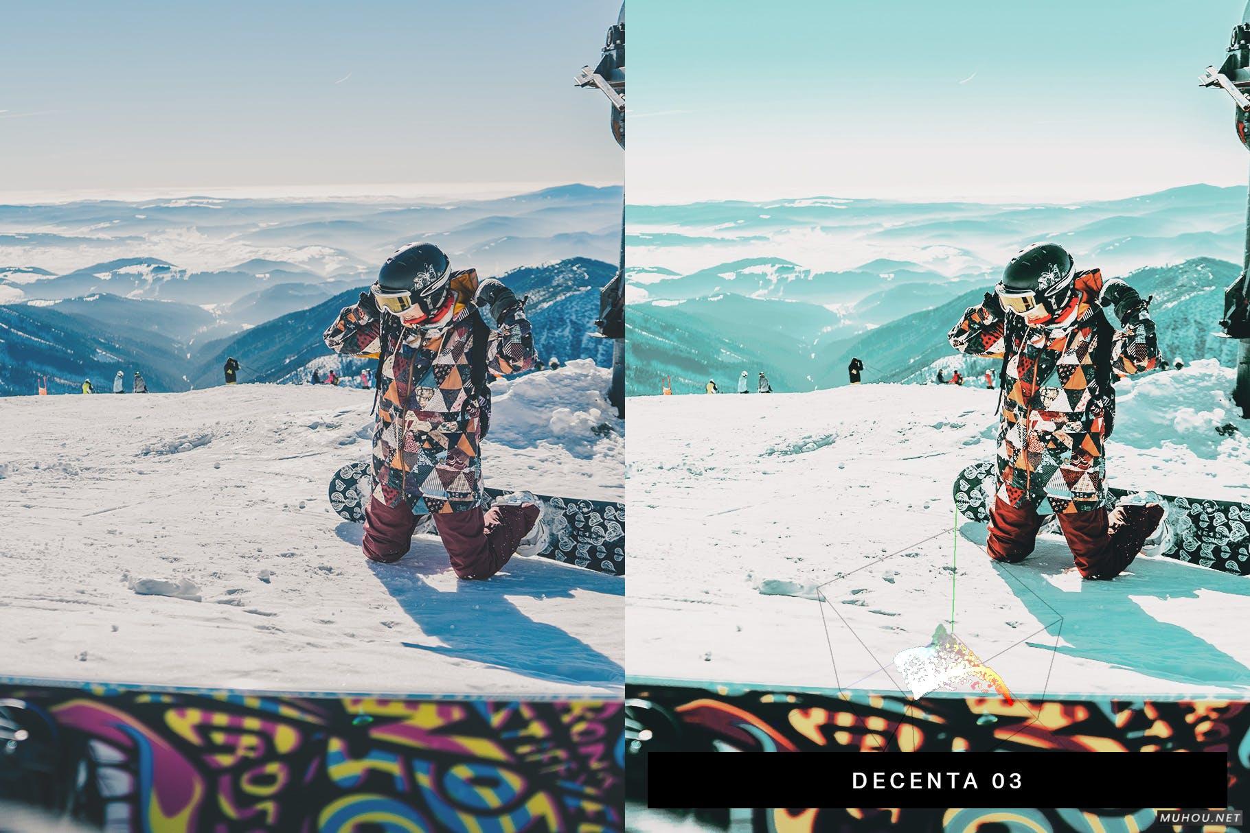 Luts调色预设-50套室外冬季运动滑雪冰雪节色调 50 Ski & Snowboard Lightroom Presets插图10