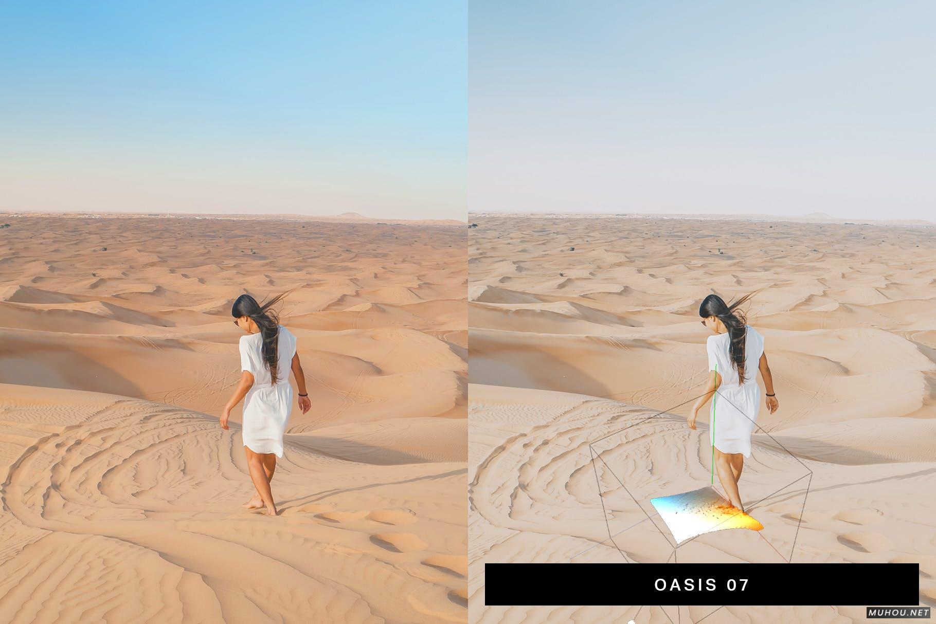 Luts调色预设-50套沙漠旅行全系列调色效果下载50 Sahara Lightroom Presets and LUTs插图9