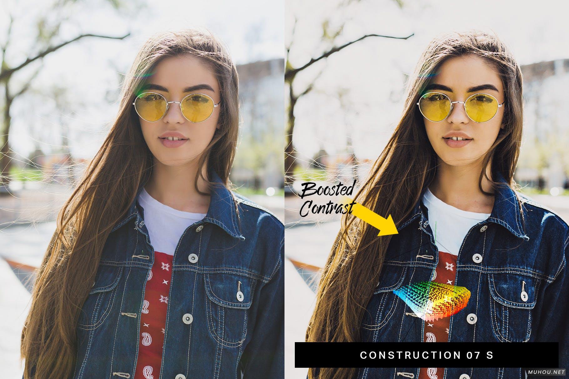 Luts调色预设-蓝色牛仔风格通透调色预设下载 50 Denim Fashion Lightroom Presets and LUTs插图9