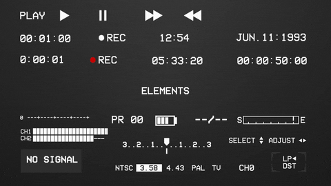 AE模板|200种复古数字信号失真转场过渡元素包装AE模板视频素材 VHS PACK插图5