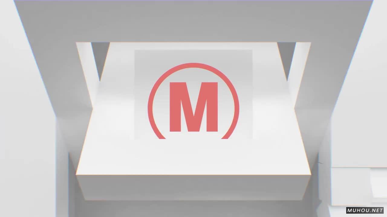 立方体LOGO标志AE模板视频