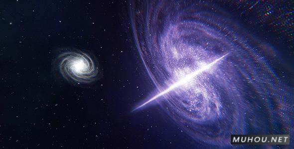 AE模板|星空穿梭粒子汇聚文字标题幻灯片相册AE模板视频素材 Space Slideshow插图4