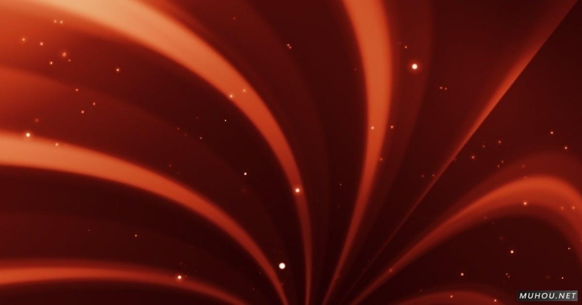 红色微光抽象粒子背景动画视频下载 Background Animation 10