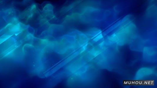 蓝色梦幻云层海底光线抽象背景视频Background Animation 18插图