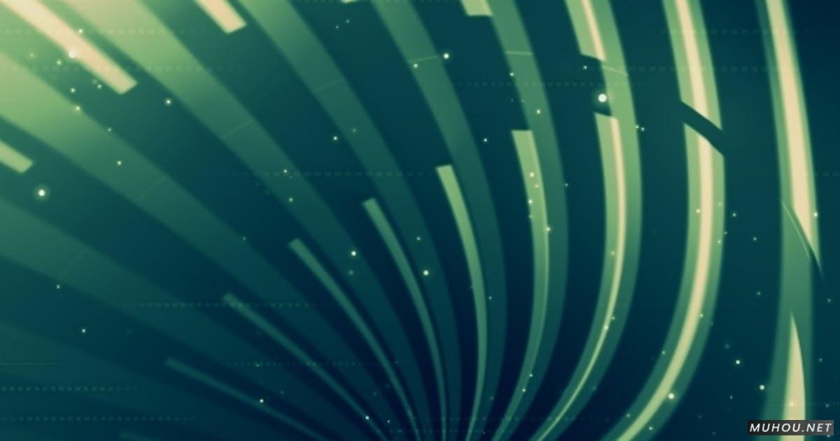 抽象条纹绿色动态背景视频Background Animation 11
