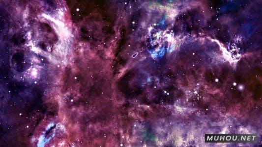 抽象太空星云背景视频素材Abstract Space Nebulae Background插图
