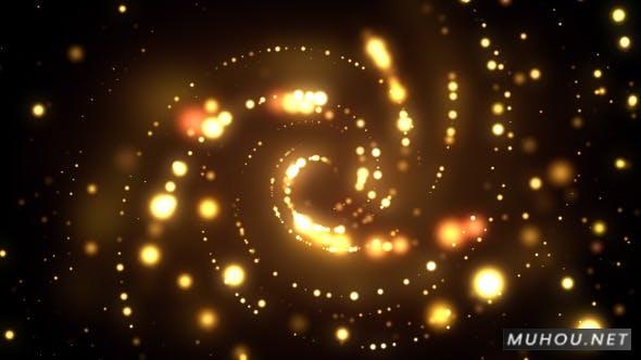 流光星火旋转漩涡背景视频下载 Light Glow Tunnel插图