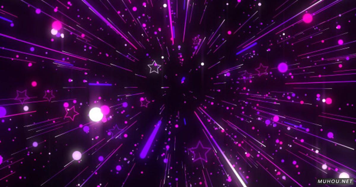紫色星星和条纹线跳舞背景视频素材Stars And Streak Line Dancing Backgrounds