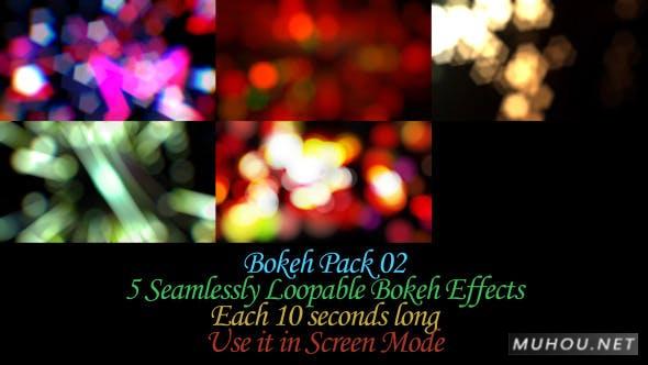 浪漫虚化光斑虚焦背景视频素材Bokeh Effects Pack V2插图