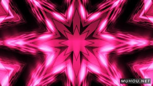 抽象VJ背景紫色光线变换放射高清视频Abstract VJ Background插图