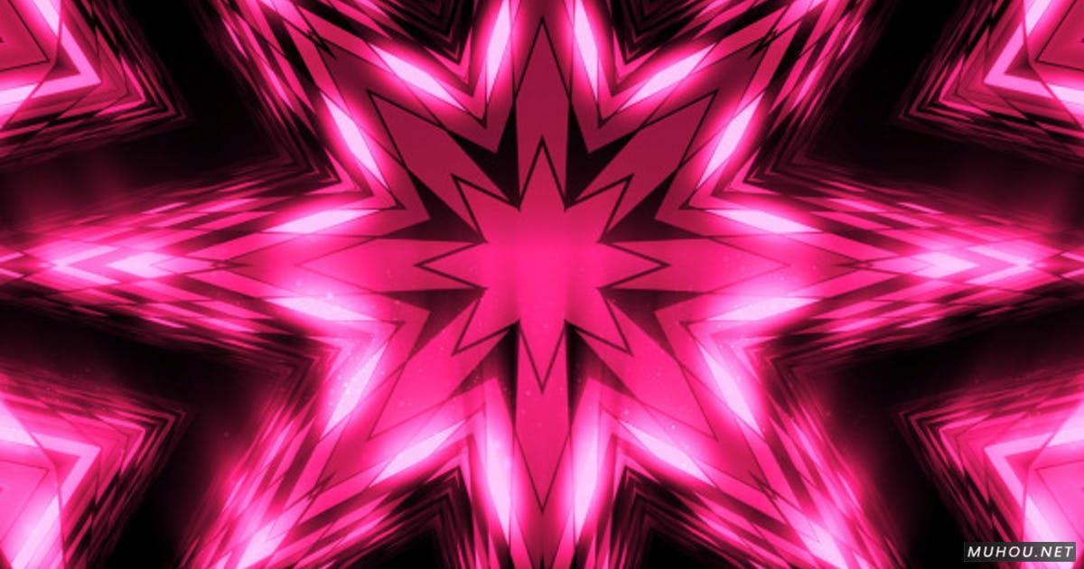 抽象VJ背景紫色光线变换放射高清视频Abstract VJ Background