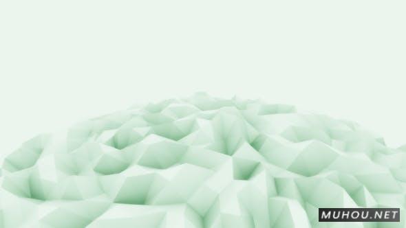 浅绿色球体运动背景不规则球体视频Light Green Sphere Motion Background插图