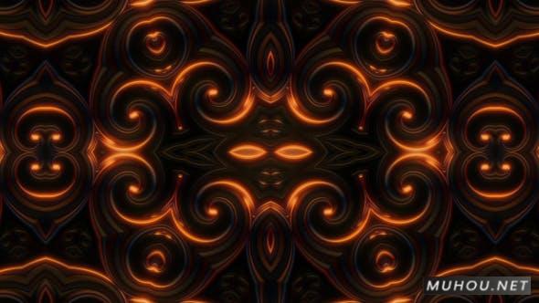 背景花式黑暗花纹VJ视频素材Dark Kaleidoscope插图