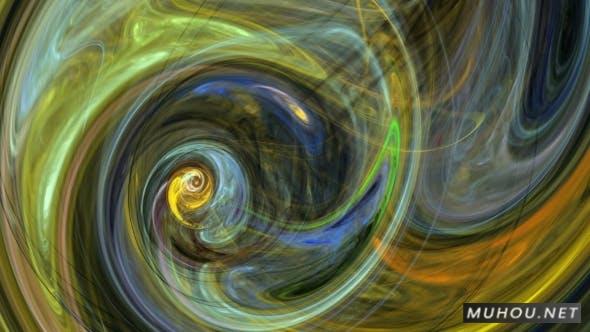 多彩漩涡抽象背景视频素材Colorful Whirlpool Abstract Background插图
