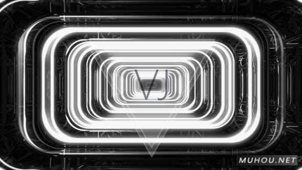 黑白循环房间vj背景视频素材VJ 9插图