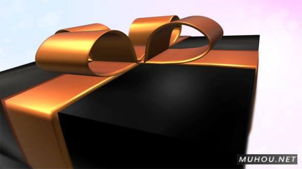 礼物包装盒打开3D动画片头素材Gift Box Opener插图