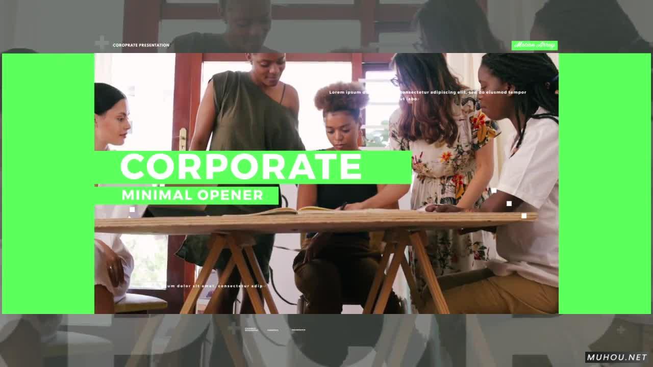 迷你公司企业宣传包装元素素材AE视频模板插图