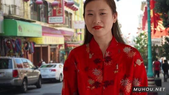 穿着旗袍的中国女人亚洲人4K视频素材插图