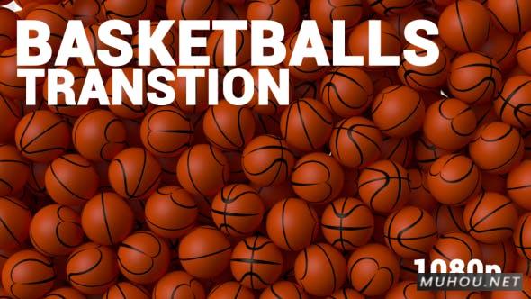 体育运动篮球过渡转场特效视频素材插图