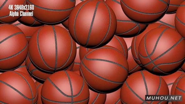 体育运动全屏篮球过渡4K视频转场素材插图