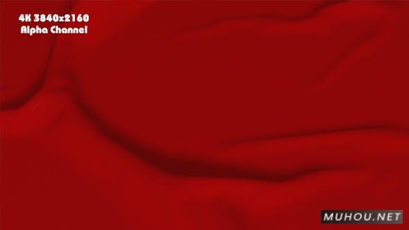 红色幕布地毯封面动画4K视频素材下载插图