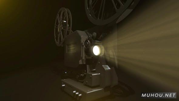 8毫米复古电影放映机包 (6 件装)转场视频素材插图