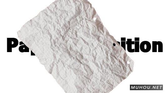 纸张过渡定格转场视频素材插图