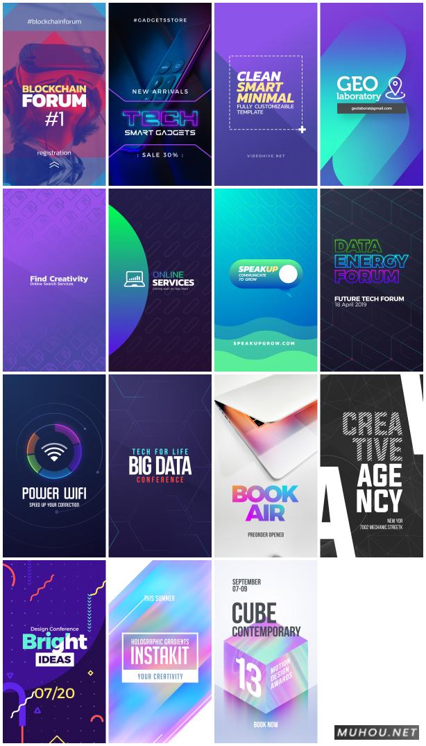 450个手机竖版图文排版设计包装动画AE模板视频素材 Instagram Stories v2.7插图11