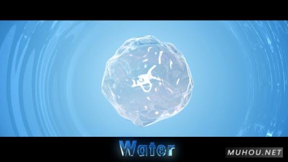 水球动态透明液体视频特效素材下载插图
