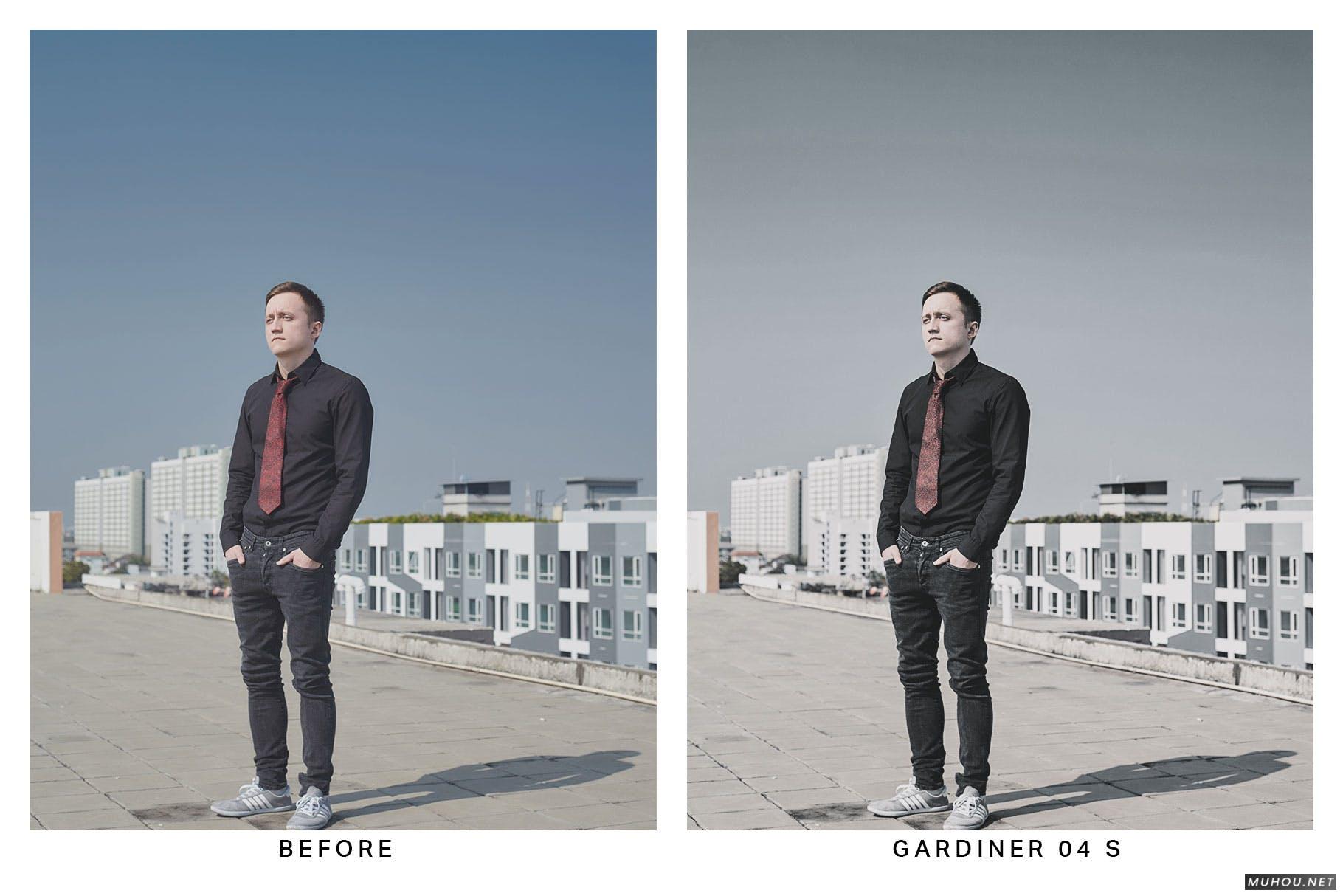 Luts调色预设-20组褪色风格木炭色调调色滤镜 20 Charcoal Lightroom Presets & LUTs插图10