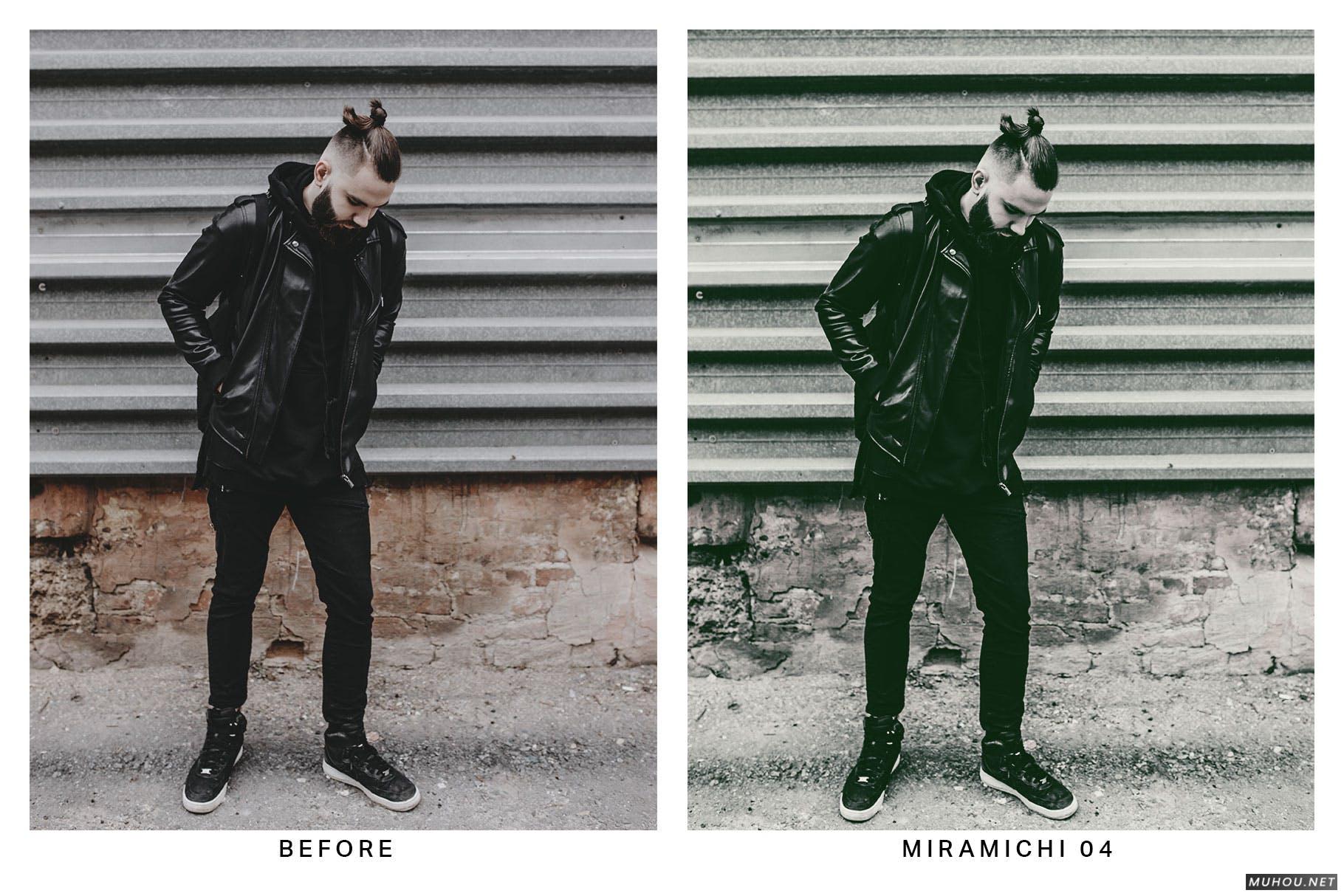 Luts调色预设-20组褪色风格木炭色调调色滤镜 20 Charcoal Lightroom Presets & LUTs插图11