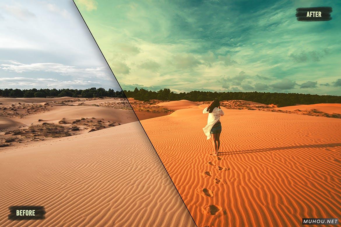 33 Luts调色预设-33套炎热的夏季沙漠滤镜调色 滤镜 Desert - LUTs (Look Up Tables)插图9