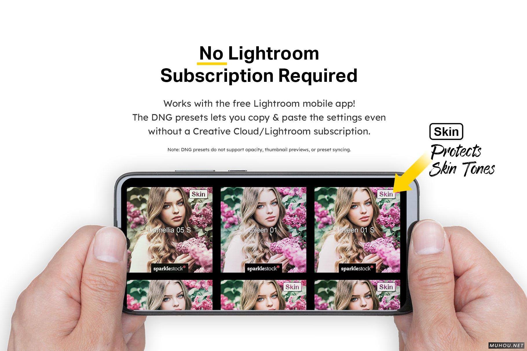 Luts调色预设-20组春天紫色和粉红色花朵色调素材 20 Lilac Lightroom Presets and LUTs插图13