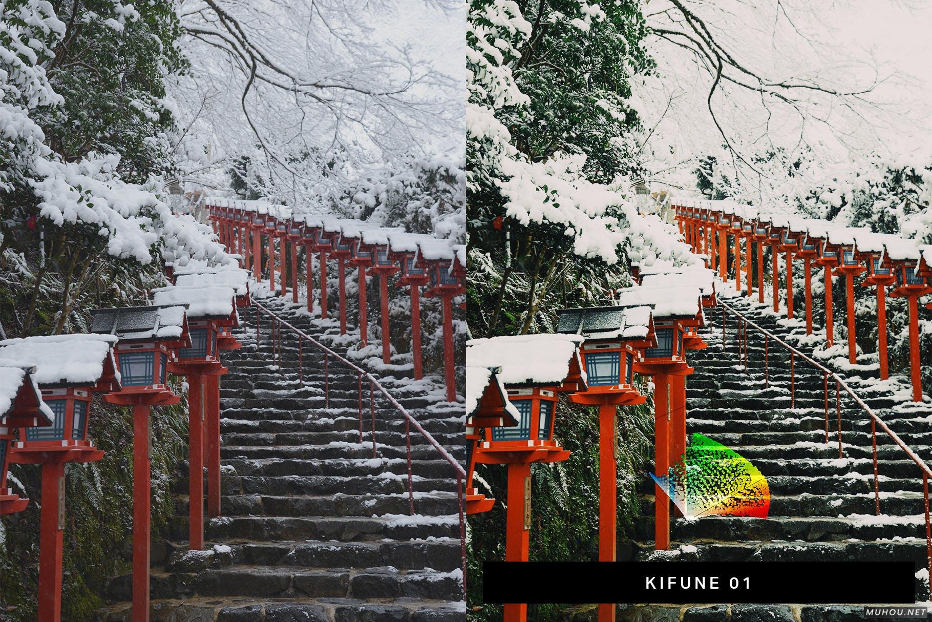 Luts调色预设-50套日本旅行胶片色调滤镜下载 50 Kyoto Lightroom Presets and LUTs插图9