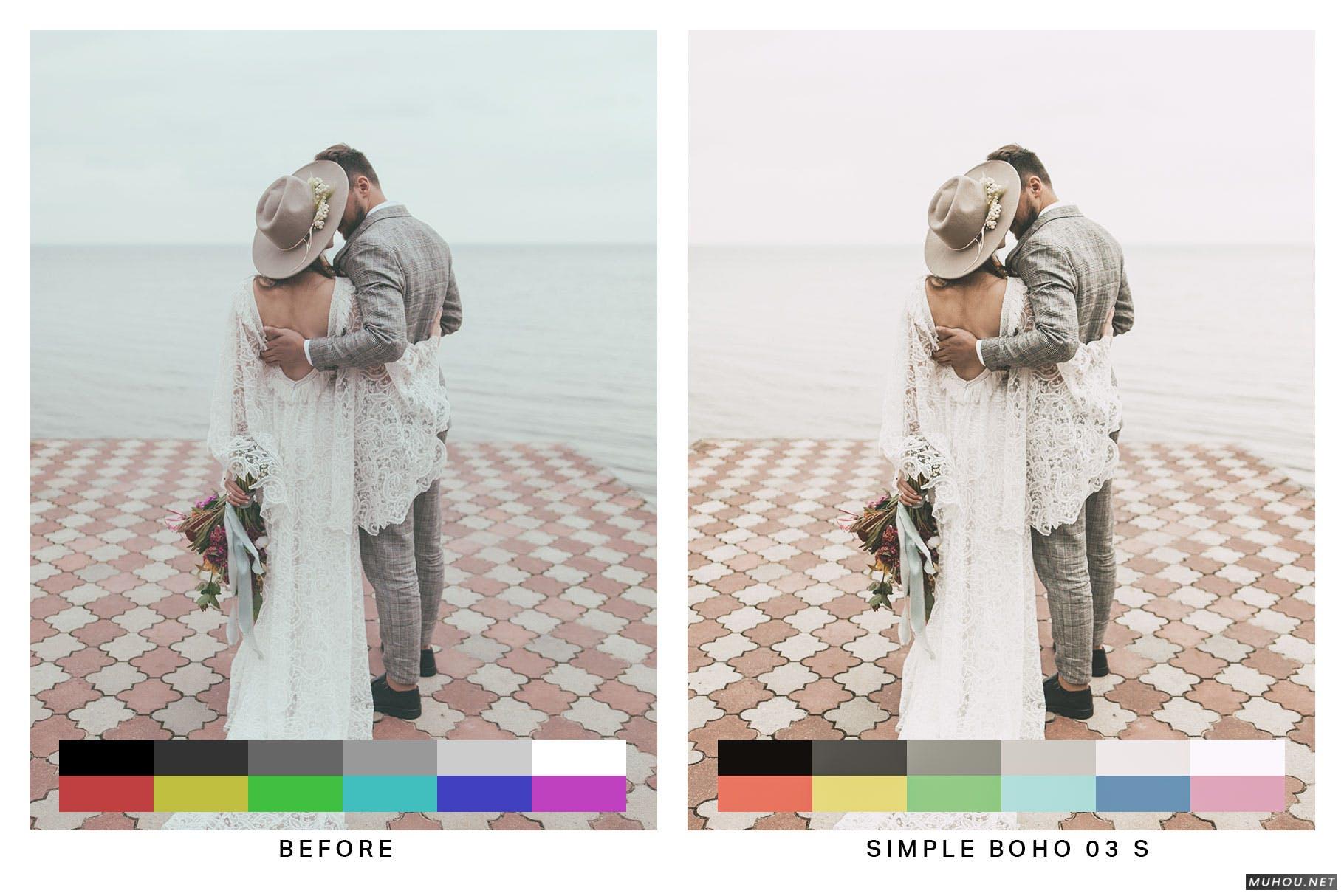 Luts调色预设-50个波希米亚风格清淡风视频调色50 Bohemian Lightroom Presets and LUTs插图11