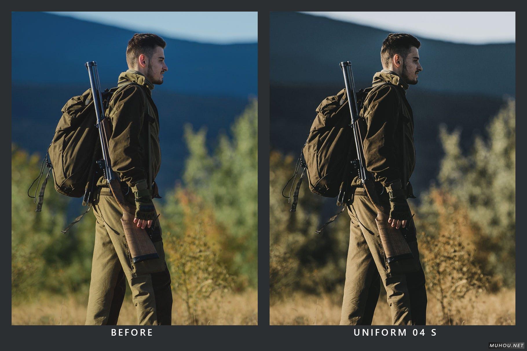 Luts调色预设-20套军事战争 二战胶片色调滤镜20 Wartime Lightroom Presets and LUTs插图11