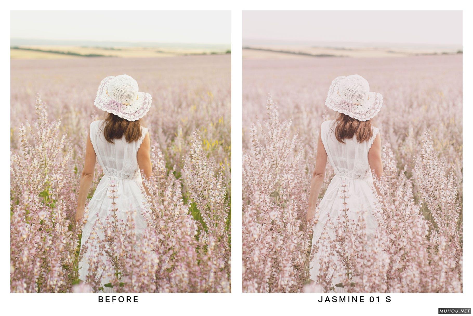 Luts调色预设-20组春天紫色和粉红色花朵色调素材 20 Lilac Lightroom Presets and LUTs插图11