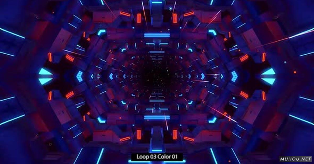 Vj Loop 54科幻机械空间背景视频素材