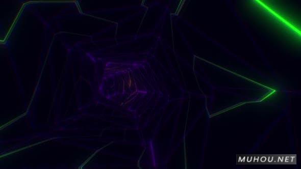 Vj隧道高清黑暗光线视频素材下载插图