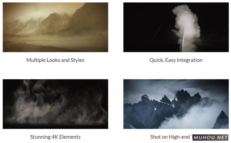 缩略图视频素材：100组灰尘粒子烟雾特效合成4K视频素材 100 Dust Effects