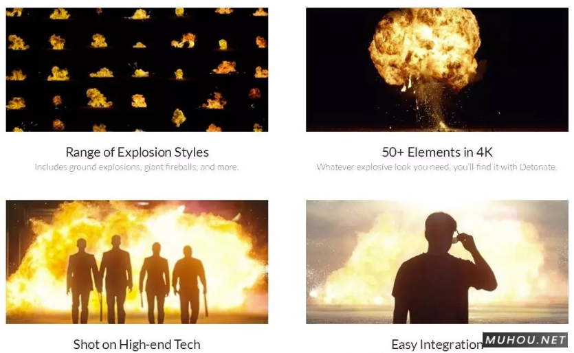 视频素材：59个火焰火灾爆炸特效合成4K素材 Detonate 50+ Explosion Effects插图1