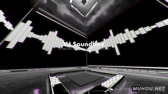 VJ Soundbox 激情音乐节奏频谱舞台视频素材插图