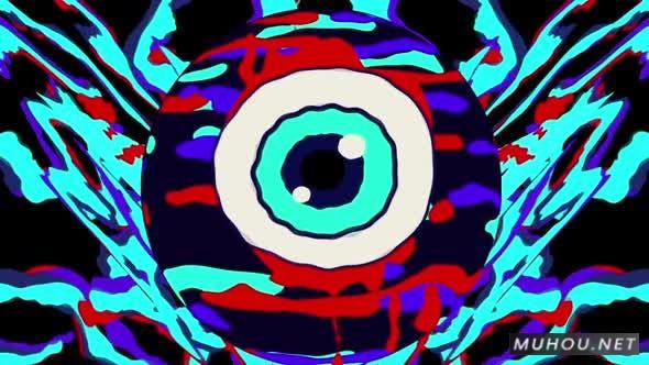 迷幻大眼球流行音乐Vj视频素材插图